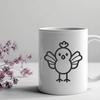 Cute Turkey - DXF Format