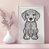 Stunning Weimaraner In DXF Free Commercial Use Download