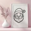 Unique Santa Claus - Laser Cutter SVG