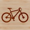 Bicycle illustration in vector format for commercial or personal use.
