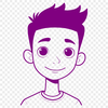 A vector graphic representation of a child.
