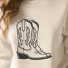 Free Vector Cowboy Boots Design A pair of cowboy boots in vector design, ideal for clip art and cutting machine projects.