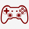 Game Controller Layout Vector Design A detailed vector design of a standard video game controller layout.