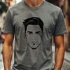 Beautiful Man SVG Design Element A high-quality SVG illustration of a male figure, suitable for vector design and cutting machine projects.