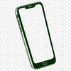 A detailed illustration of a mobile phone with a modern design.