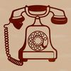 Beautiful Phone Graphics An SVG depiction of a classic phone, suitable for various applications requiring a high-quality image file.