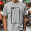 Modern Mobile Design SVG A digital representation of a modern cell phone, designed in vector format.