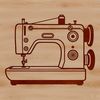 Industrial Sewing Equipment Vector Design Industrial sewing machine with metal body and moving parts.