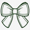 Beautiful Bow Clip Art Design A decorative bow designed for crafting and design projects.