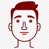 Editable Man Icon in Vector Format An editable digital graphic representation of a man in SVG format.