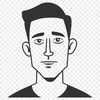 Free Vector Art of a Man Figure A stylized illustration of a male figure in simple vector design.