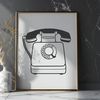 Minimalist Phone Graphic A minimalist representation of a phone, designed as a scalable graphic for digital use in various formats including SVG.