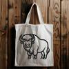 Free Buffalo Clip Art - Free DXF Download