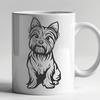 Unique Yorkshire Terrier Decal