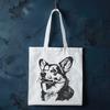 Artistic Corgi In DXF