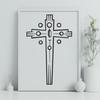 Crucifix Artwork In PNG & SVG - Free Digital Download