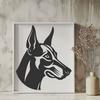 Free Doberman Pinscher Digital Artwork