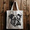 Beautiful Bulldog - Animal DXF