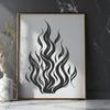 Artistic Flames Clip Art In PNG For Free Download