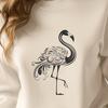 Ornate Bird In DXF Format