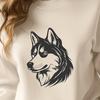 Stunning Husky SVG