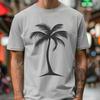 Palm Tree Decal In SVG, PNG, PDF And DXF File Formats