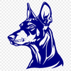 Free Doberman Pinscher Vector Drawing