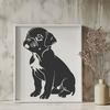 Unique Dog Vector Drawing - Free SVG Download