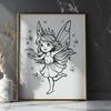 Artistic Fairy Vector Image - Free PDF