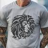 Ornate Lion In SVG & PNG