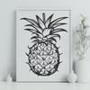 Unique Pineapple SVG - Free Commercial Use Download