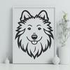 Shetland Sheepdog In DXF Format - Free Digital Download, Commercial Use