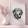 Free Golden Retriever Vector Drawing