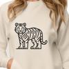 Standing Tiger Printable Artwork - PNG Free Download