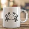 Stunning Crab In PDF And PNG