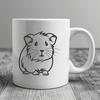 Stunning Guinea Pig DXF - For Craft Project