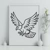 Beautiful Flying Bird Drawing - PDF