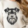 Creative Miniature Schnauzer In DXF