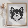 Cute Pomeranian In SVG & DXF