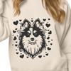 Shetland Sheepdog Vector Art In DXF File Format For Free Download