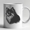 Stunning Pomeranian In PDF And PNG