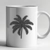 Palm Tree Stencil In PDF File Format For Free Download