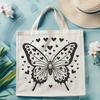 Butterfly Vector Craft File In DXF File Format For Free Download