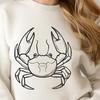 Artistic Crab PNG