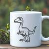 Artistic Baby Dinosaur In SVG, PNG, PDF And DXF File Formats - Free