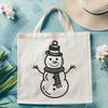 Snowman In DXF Format - Free Commercial Use License