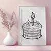 Free Cake PNG - For Cricut Project