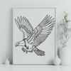 Artistic Eagle - Laser Engraver DXF