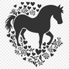 Beautiful Horse Artwork - Free SVG