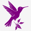 Artistic Hummingbird In PDF & PNG